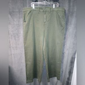 Torrid Green Wide Leg Pants Size 24 Waist 22 Inseam 29 Rise 19 In